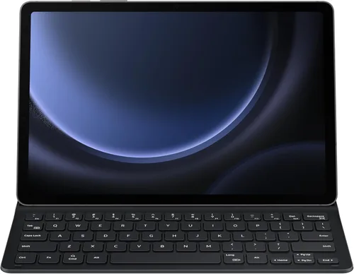 Vista 9 de Samsung Funda para teclado para Galaxy Tab S9 FE+, funda protectora para tablet, experiencia similar a una PC, parte trasera magnética, posiciones