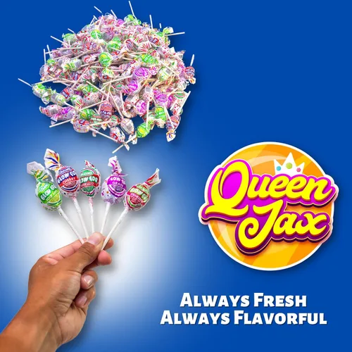 Vista 7 de Blow Pops - Bolsa de 1 libra - QUEEN JAX - Caramelos a granel - Paletas - Caramelos a granel - Bolsa de dulces - Caramelos a granel envueltos