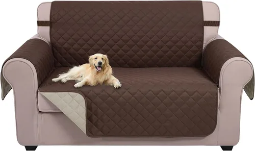 Vista 18 de U-NICE HOME Funda para sillón reclinable, reversible, con correas elásticas, resistente al agua, protege de perros y mascotas, sillón pequeño
