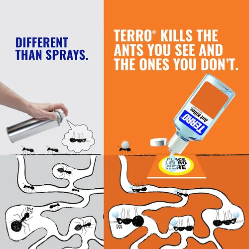 Vista 2 de TERRO T200-3SR - Ant Killer líquido - Paquete de 3 cebos líquidos para hormigas Terro