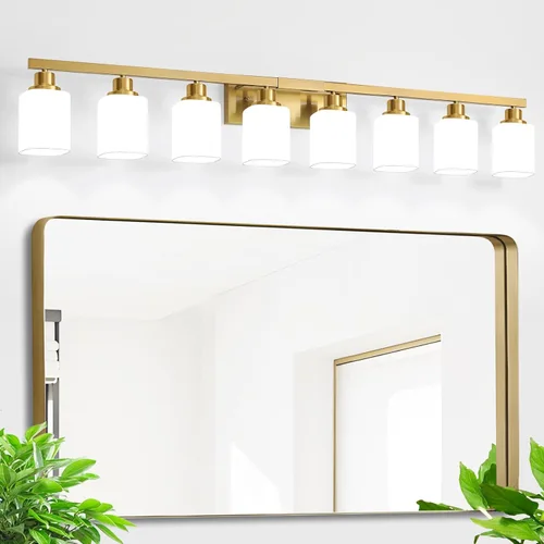 Vista 26 de 2 Light Bathroom Vanity Light,Matte Black Vanity Lights with Clear Glass,Bathroom Lighting Fixtures Over Mirror,Wall Light Fixtures for Living