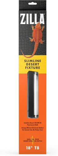 Vista 4 de Zilla Slimlines T8 Luminaria fluorescente Desert 18 pulgadas