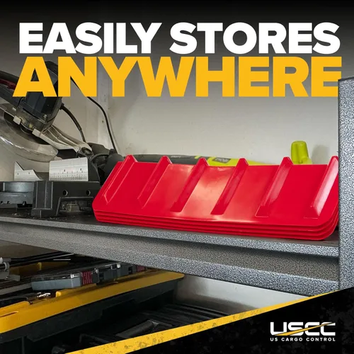 Vista 5 de US Cargo Control Protector de esquina plana de 8 x 8 x 36 pulgadas, utiliza correas de hasta 4 pulgadas en protectores de bordes planos, protege