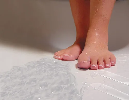 Vista 3 de COMPAC HOME Select Safe-T-Strips, apliques funcionales de baño para bañeras y duchas, calcomanías de baño antideslizantes que mantienen a los niños