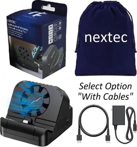 Vista 2 de Switch Dock para Nintendo SwitchSwitch OLED (estación de acoplamiento de interruptor Nintendo para TV y base de carga) Soporte adaptador de TV