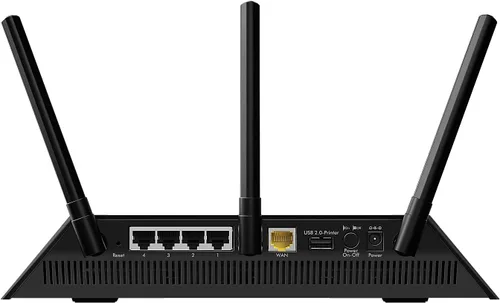Vista 2 de Netgear R6400 AC1750 Router Wi-Fi inteligente (R6400-100NAS) Negro - Nuevo