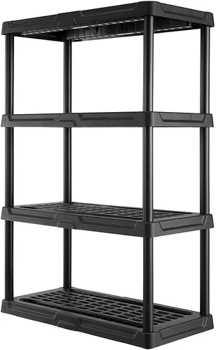 Vista 7 de CENTREX CX 5-Tier Heavy Duty Plastic Storage Shelves that Support up to 150lbs/shelf, Organization and Storage, Weather-Resistant Design, Easy