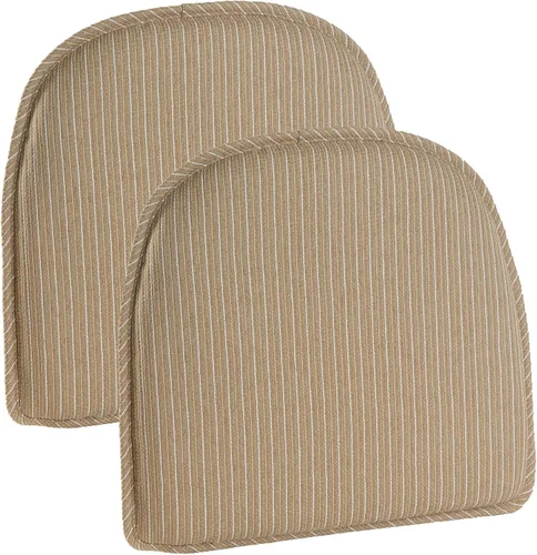 Vista 62 de Klear Vu Raindrop The Gripper - Cojines antideslizantes para silla, suaves y cómodos, almohadillas para asiento, almohadón para cocina, comedor u