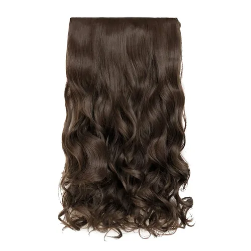 Vista 46 de REECHO Extensiones de cabello rubio, 20 pulgadas, extensiones de cabello grueso y largo con clip, extensiones de cabello sintético suave natural