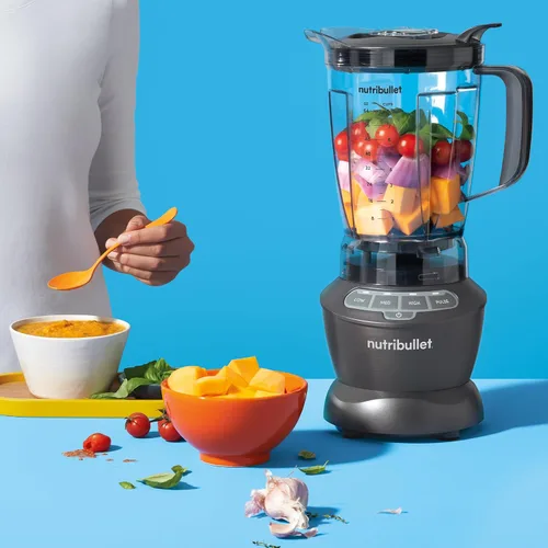 Vista 6 de NutriBullet ZNBF30500Z - Set de licuadora de 1200 W, 1200 W, color gris oscuro