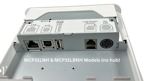 Vista 2 de Star Micronics mC-Print3 - Impresora térmica POS Ethernet (LAN) / USB/Lightning de 3 pulgadas con CloudPRNT, cortador y fuente de alimentación