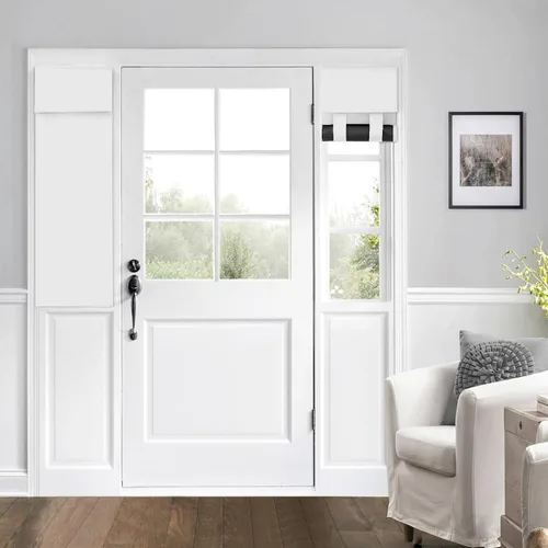 Vista 36 de Cortinas para puerta de aula, cortina de ventana con protección total de privacidad, panel de ventana opaco sólido, para puertas de vidrio, puertas