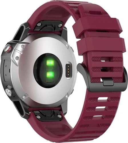 Vista 18 de REYDA Correa de silicona compatible con Garmin Fenix 7/7 Pro/6/6 Pro/5/5 Plus, 0.866 pulgadas de ajuste rápido, correa de silicona deportiva