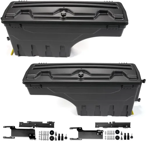 PIT66 Cajas de herramientas para caja de camión, compatibles con Ford F150 2015 2016 2017 2018 2019 2020, lado del conductor y del pasajero, juego