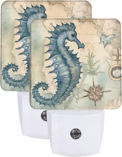 Vista 21 de Paquete de 2 luces LED de noche enchufables con diseño de calabazas de Acción de Gracias, sensor automático, hojas de otoño, juego de 2