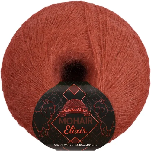 Vista 31 de JubileeYarn Mohair Elixir Yarn - 50g/Skein Baby Wool Blend - Cosmopolitan - 1 Skein