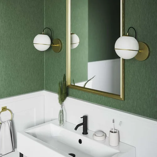 Vista 7 de Modway EEI-5308-OPA-GLD Aplique de pared Hanna, ópalo