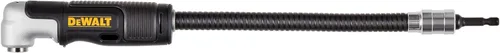 Vista 11 de DEWALT Adaptador de taladro de ángulo recto FLEXTORQ, sistema 4 en 1, eje flexible recto compacto de 12 pulgadas, adaptador de taladro de 90 grados