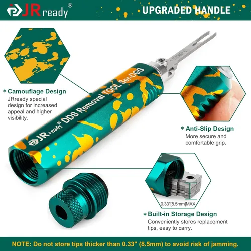 Vista 3 de JRready ST5346 JRDDS - Kit de herramientas extractoras de pines con 7 puntas de repuesto, herramientas de extracción de terminales mejoradas