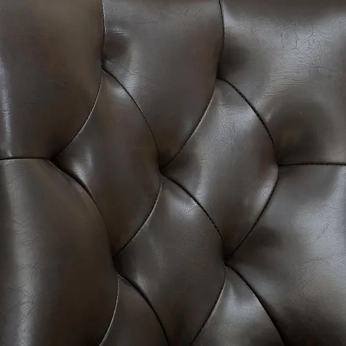 Vista 3 de Sillas de comedor tapizadas modernas con patas de madera, juegos de mesa y sillas, silla de escritorio para cocina, sala de estar, oficina, Marrón