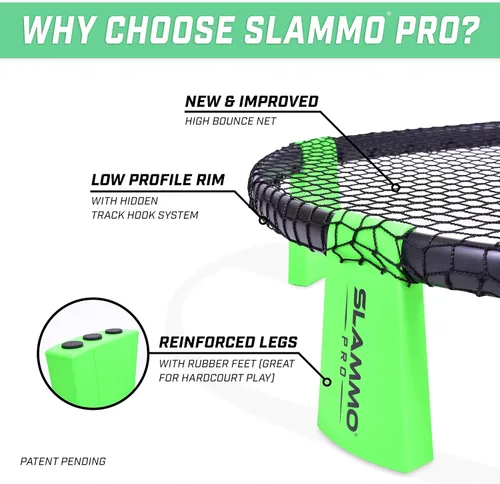 Vista 2 de GoSports SLAMMO PRO Set de juego - Nuevo y mejorado Set PRO con 3 pelotas PRO, bomba y bolsa de transporte
