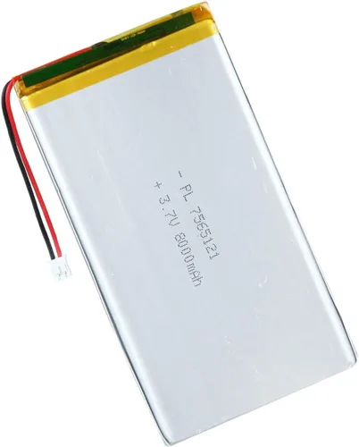 Vista 24 de 802030 Batería Lipo de 3.7V 400mAh 802030 Juego de Batería de Polímero de Litio Recargable con Conector JST PH2.0mm para Dispositivo Electrónico