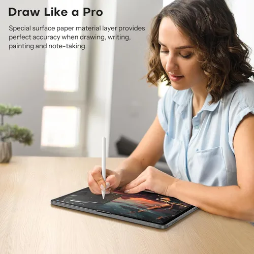 Vista 10 de OMOTON Paquete de 3 protectores de pantalla para iPad Mini 7/6 (7ª/6ª generación, 8.3 pulgadas), vidrio templado para iPad Mini A17 Pro 7ª