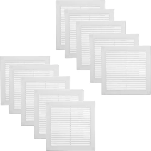 Vista 21 de Vent Systems 3 x 3 pulgadas (dimensiones de apertura) - Cubierta de ventilación de plástico blanco Soffit - Rejilla de ventilación cuadrada plana