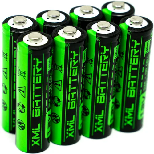 Vista 10 de (4 unidades) 1.2v 1100mAh AAA Ni-MH batería recargable de baja autodescarga para luces solares, más