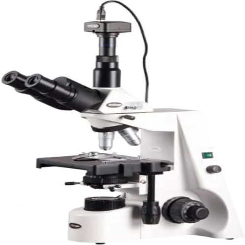 Vista 6 de AmScope Microscopio compuesto trinocular T690C, aumento 40X-2500X, oculares de campo súper ancho WH10x y WH25x, objetivos infinitos, Brightfield