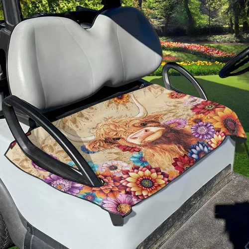 Vista 34 de Fundas universales para asiento de carrito de golf, suaves y cómodas, protección para todo tipo de clima, funda para carrito de golf para 2