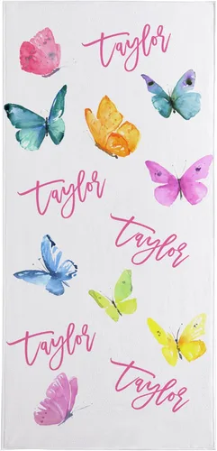 Vista 9 de Let's Make Memories Toalla de playa personalizada – Toalla de piscina única – Mezcla de algodón/poliéster – 30 pulgadas de ancho x 60 pulgadas