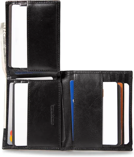 Vista 4 de Lucky Brand Men's Bifold Wallet ID Window Card Slots Genuine Leather Organization Durable Stylish