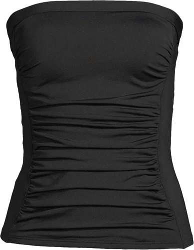 Lands' End Traje de baño sin tirantes para mujer con tirantes extraíbles y ajustables