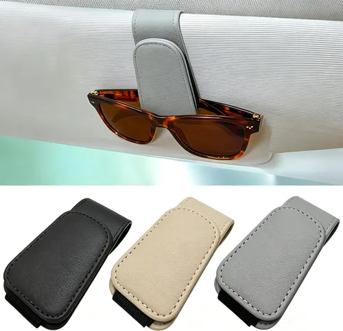 Vista 7 de EldHus Soporte para Gafas de Sol de Coche para Visera, Clip Magnético Soporte para Gafas de Coche, Soporte Universal para Gafas de Sol y Gafas