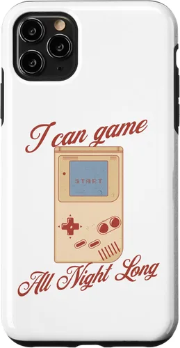 Vista 13 de I Can Game All Night Long Retro Handheld Gamer Case for iPhone 16