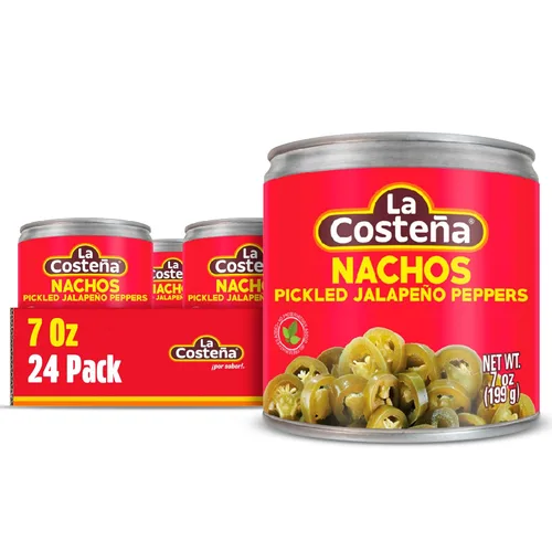 Vista 18 de La Costeña Pimientos jalapeño cortados en dados, lata de 13.4 onzas (paquete de 12)