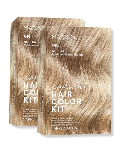Vista 26 de Madison Reed - Kit de tinte radiante para el cabello, tinte permanente para el cabello, 100 % cobertura de canas, sin amoníaco, rojo Trieste 5NRM