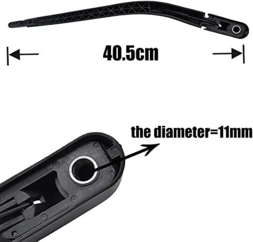 Vista 3 de Rear wiper blade and wiper arm 16" for Opel for Zafira A 1998-2005 car rear wiper