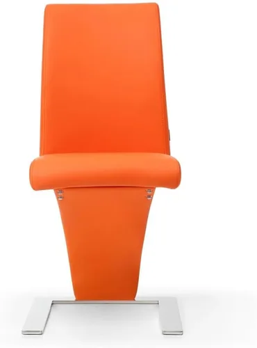 Vista 11 de ZURI Muebles Silla de comedor Mesa moderna en cuero sintético negro y acero inoxidable