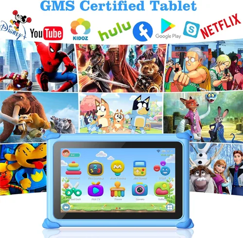 Vista 3 de Trayoo Tableta para Niños, Tableta de 7 Pulgadas para Niños Pequeños con ROM de 32GB, Funda a Prueba de Golpes, Aplicaciones Educativas