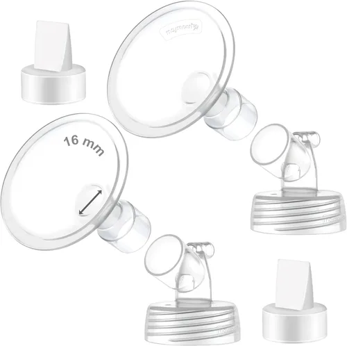 Vista 11 de 2 piezas de bomba Maymom de cuello ancho de dos piezas de 0.472 pulgadas compatibles con bombas Spectra S1, Spectra S2 y 2 válvulas; bridas de boca