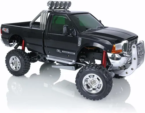 TOUCAN RC HOBBY US en stock Hengguan 1/10 RC Hg Pickup Truck P410 4Wd Rally Racing Crawler Car 2.4G Radio Motor ES Negro