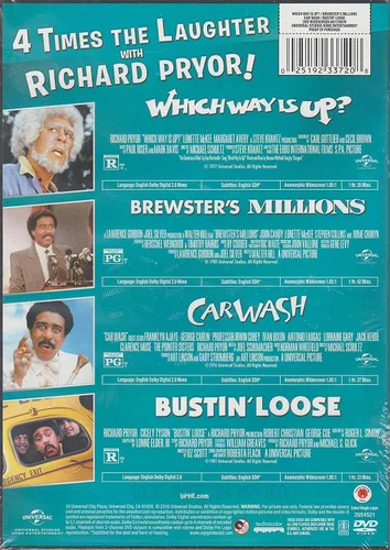 Vista 2 de Richard Pryor 4-Movie Laugh Pack Which Way is Up Brewster's Millions Car Wash Bustin' Loose
