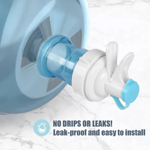 Vista 3 de Soporte para Jarra de Agua de 3 a 5 Galones HAVEDAWN y 2 Válvulas Dispensadoras, Soporte Resistente a la Oxidación que Evita Derrames con Boca