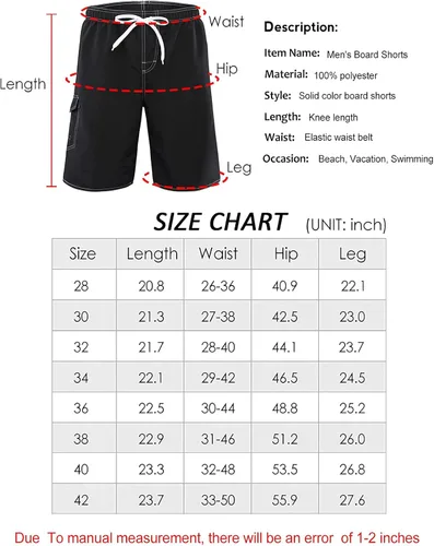 Vista 6 de Vocanbomor Traje de baño de secado rápido para hombre