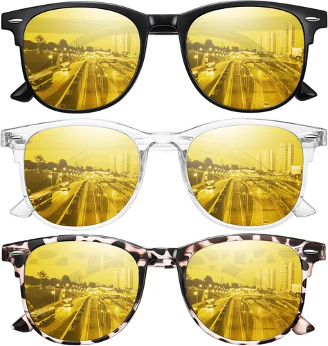 Vista 10 de Okany Blue Light Blocking Glasses for Women Men, Round Computer Glasses, Anti-Glare/UV/Glare Gaming Glasses