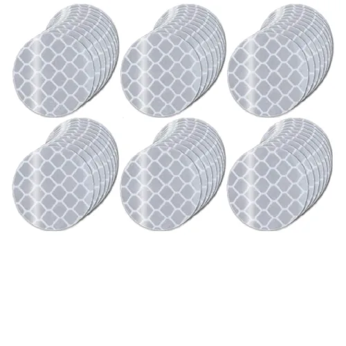 Vista 167 de Adhesivos reflectantes reflectantes de 1 pulgada de diámetro, reflector, impermeable, cinta adhesiva de advertencia de alta visibilidad