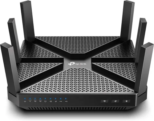 Vista 8 de TP-Link Router WiFi inteligente AC4000 - Enrutador de tres bandas, MU-MIMO, servidor VPN, control parental, CPU de 1.8 GHz, Gigabit, conformación