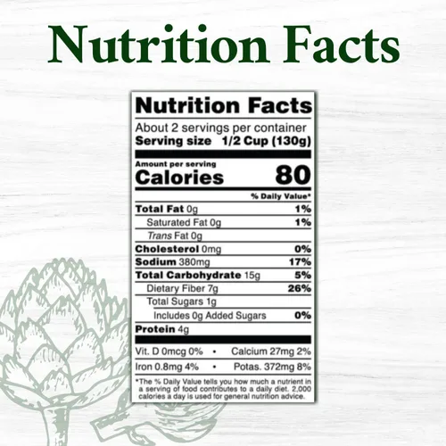 Vista 5 de Roland Foods Fondos de alcachofa medianos, lata de 13.75 onzas, paquete de 6
